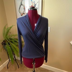 Banana Republic wrap long sleeve top